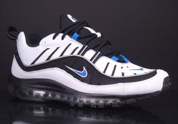 nike air max 98 bleu noir