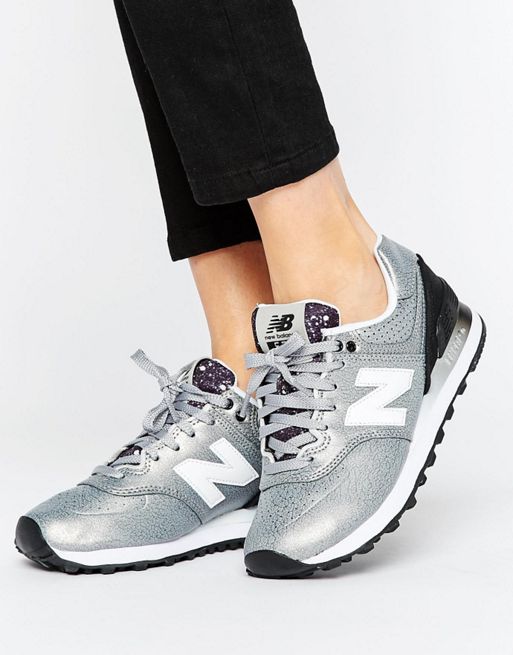 new balance metallic sneakers